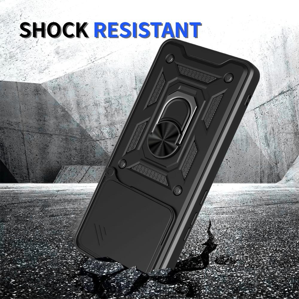 Armor Funda для VIVO V60 5G Чехол Крышка Сдвижная Защита Камеры Кольцо-Держатель Подставка Ударопрочная Задняя Крышка