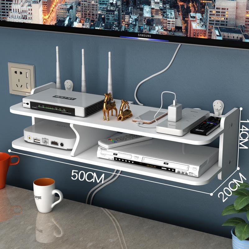 Wall Mounting Metal Wireless Wifi Router Boxes/TV Set-Top Box/DVD Player Stand/Telephone Holder Rack Shelf Bracket WF
