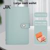 Kids Money Saving Book Cash Savings 50 Sheets Organizer Large Capacity with Clear Insert Pockets Storage Album for Pocket Cards Photos Wallet