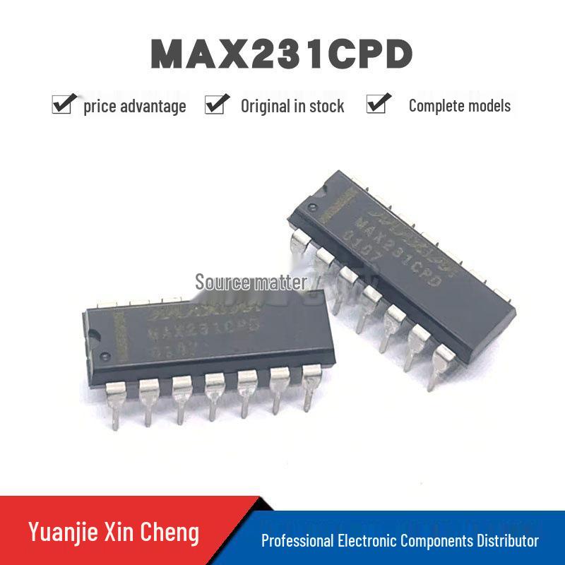 MAX231CPD DIP-14 5V RS-232 Driver/Receiver Chip