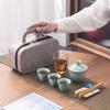 Ceramic Portable Travel Tea Set Business Banking Corporate Gift Companion