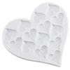 Heart Silicone Molds Love You XOXO Letter Kiss Rose Fondant Mold Cake Decorating Tools Cupcake Topper Candy Resin Clay Chocolate Gumpaste Mold