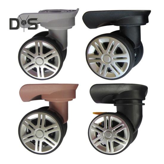 1 пара универсальных сменных колес, малошумные двухрядные колеса большого размера для чемодана на колесиках, ремонтные колеса для дорожного чемодана, аксессуары, колеса