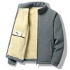 Lovers Autumn and Winter New Outdoor Sports with Fleece Thickened Fleece Hoodie Coat Men's Warm Hoodie Large Size