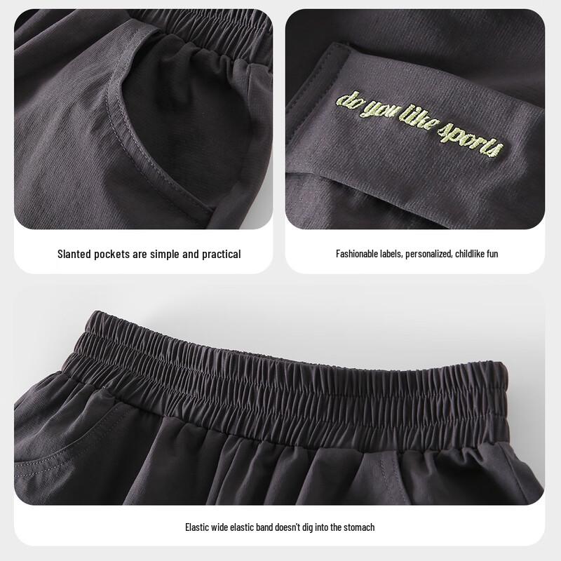 ROMON Boys' Casual Cargo Summer Shorts