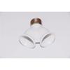 1 X Fireproof ABS Material E27 to 2 E27 Bulb Lamp Holder Converter Socket LED Lamp Base E27 to 2E27 Y Shape Splitter Adapter