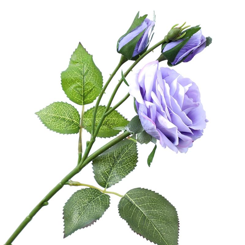 Искусственная роза, шелковая красная роза, имитация розы, 1 цветок, 2 бутона, настоящие искусственные цветы, украшение для дома, свадебный букет невесты своими руками