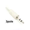 2Pole 3Pole 4Pole 3.5mm Male Headphone Plug Mono Stereo Audio Solder Cable Connector Earphone Jack Metal Repair Adapter