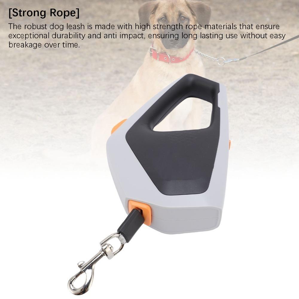Geometric Shape Auto Retractable Leash Burst Tough 5M Dog Leash Pet Walking Tool Cat Outdoor Trip