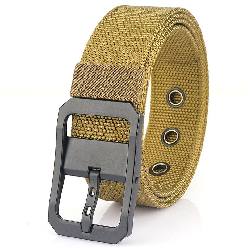 Мужские нейлоновые ремни из парусиновой ткани, тактический ремень, повседневные аксессуары высокого качества, джинсы в стиле милитари, армейский однотонный поясной ремень HB082