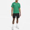 Nike T Shirts Men's Malachite Crew Neck Moderate Straight Fit FB9037-365