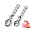 1Pieces Multifunctional Ice Cream Scoops Stainless Steel Dual-Purpose Scoop Fruit Watermelon Spoon Ball Scoop Outdoor Tableware