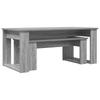 Coffee Table Set 2 Pieces Sonoma Grey 100 x 50 x 42 cm