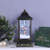 Christmas Musical Snow Lantern USB Plug In & Battery Operated LEDs Fairy Lights Lamp Santa Claus