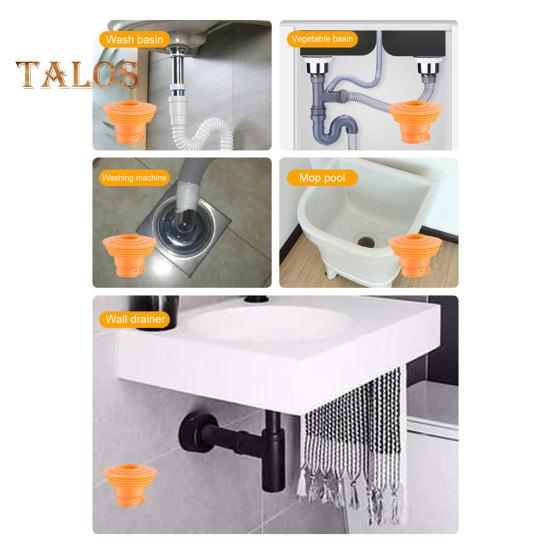 Герметик для сливной трубы Водонепроницаемый материал Простая установка Устойчивая к давлению напольная сливная труба Освежитель воздуха для ванной комнаты