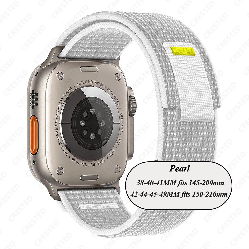 Ремешок Trail Loop для Apple Watch Ultra 2/Ultra 49 мм 45 мм 41 мм 44 мм 40 мм 42 мм 38 мм Нейлоновый ремешок iWatch для Apple Watch Series 9 8 7 6 SE 5 4 3 2 1