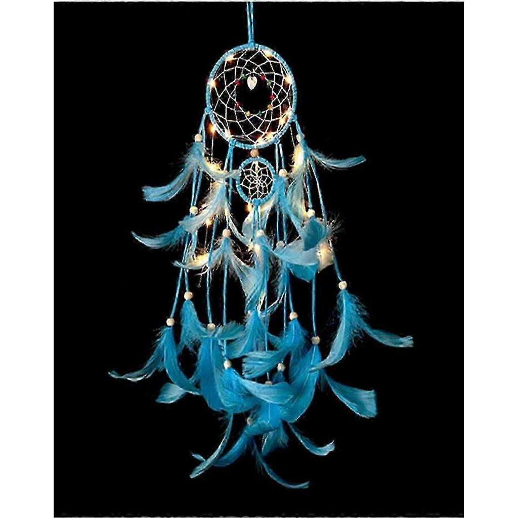 Wind-up Dream Catcher Light - Battery-powered Bedroom Decor