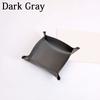 Office Storage Appliance PU Leather Storage Tray Desktop Storage Home Decoration