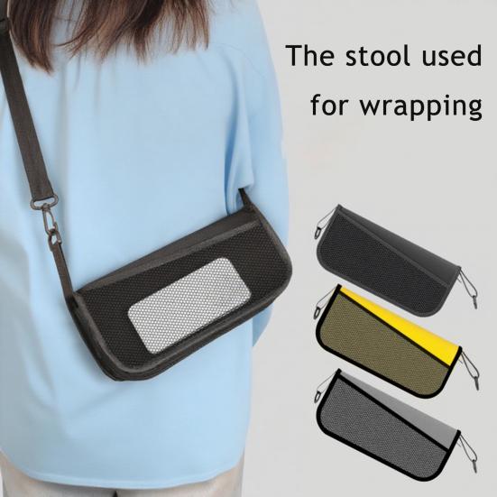 Портативный складной стул Застежка-молния Сверхлегкий складной стул Компактный дизайн Кемпинг Путешествия Рыбалка Пеший туризм