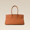 Horizontal 40cm Top Layer Cowhide Leather Women's Bag Large Capacity Handbag High-end Commuting Versatile Crossbody