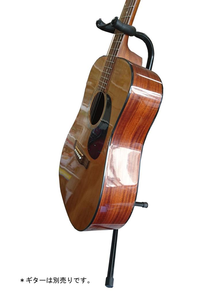 Стойка для гитары ARIA черная с защитой от падения BK GS-2003B