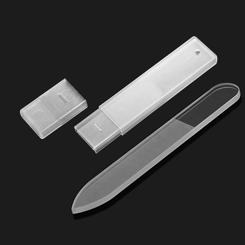 Нано Стеклянная Пилочка для Ногтей и Полировочная Полоска - Прочный Маникюрный Инструмент для Придания Формы, Полировки и Придания Блеска Детским Ногтям.