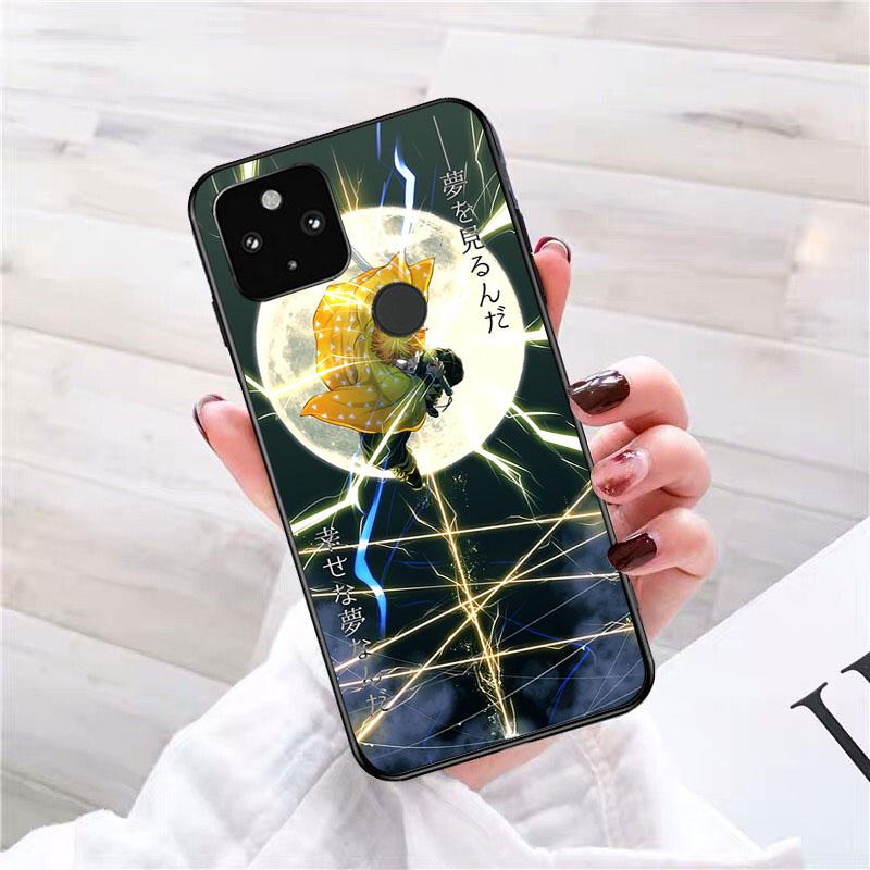 Чехол для телефона Demon Slayer Agatsuma Zenitsu Anime для Google Pixel 7 Pro 7 6A 6 Pro 5A 4A 3A Pixel 4 XL Pixel 5 6 4 3 XL 3A XL 2 XL