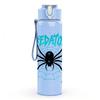 1PC Spider Predator Pattern 750ml Color Plastic Sports Water Bottle Leakproof Flip Straw Lid Suitable for Sports Office Home Use