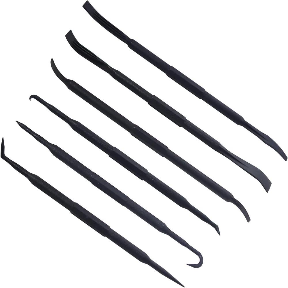 6Pcs Black Pick Set  Auto Detailing Tools Car Accessories Parts Detailing Tools  For Car