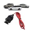 Audiofan Cigarette Lighter Socket Female with Lid Ripped Power Cable 103cm