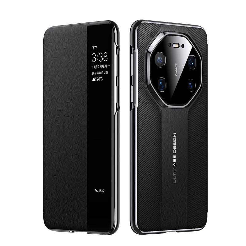 Применимо к чехлу для мобильного телефона Huawei mate80promax магнитный 80por умное окно 80rs противоударный 80pro кожаный чехол