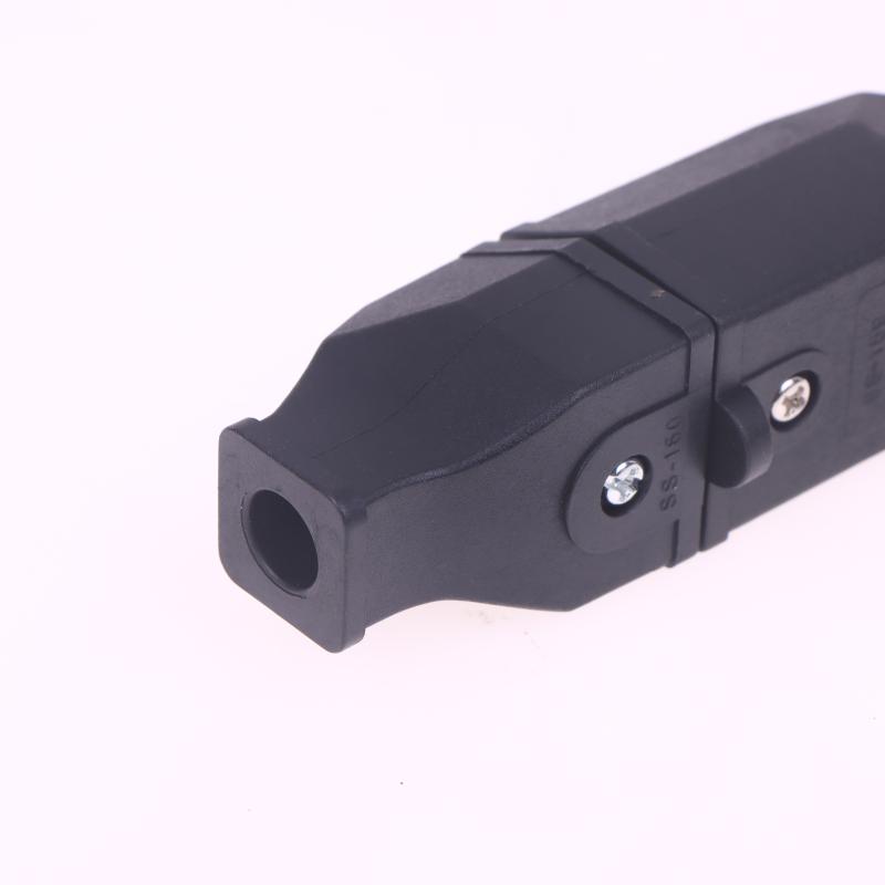 1/2 шт. Розетка питания США с тремя контактами, Электрическая розетка, Разъем переменного тока, Вилка, Черный, 125 В, 15 А, Американский разъем "мама", "папа"