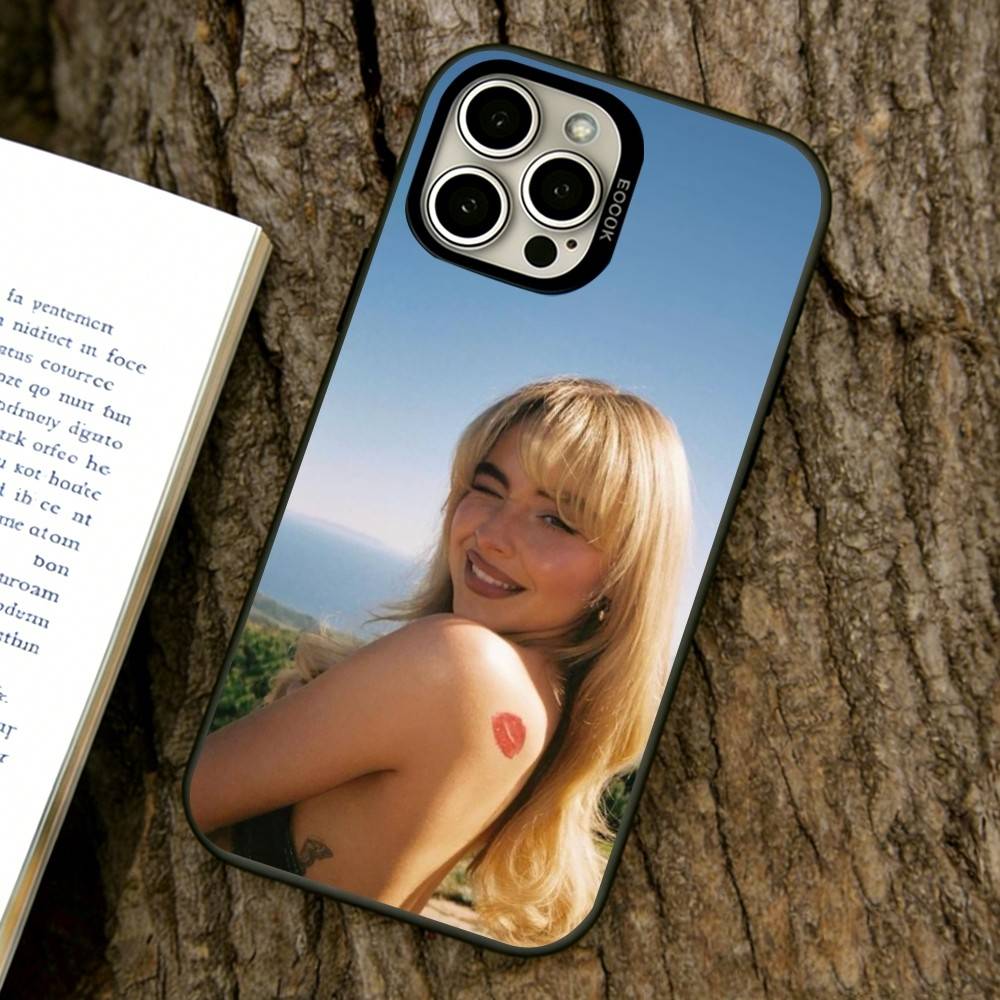 Чехол для телефона с актрисой Сабриной Карпентер для iPhone 17,16,15,14,13,12,11 Plus,Pro Max,XS,Цветной Серебряный Внутренний Чехол