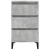 Nightstand Concrete Grey 40 x 35 x 70 cm Engineered Wood