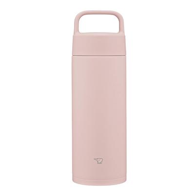 Кружка Zojirushi Mahobin из нержавеющей стали, бутылка для воды, 500 мл, с ручкой, можно мыть в посудомоечной машине, бесшовная, только 2 точки ухода, розовая, SM-RS50-PA