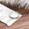 Galaxy Ember Бесплатная эмаль Капающее масло Черно-белое Парное кольцо Звездный свет Открывающееся кольцо-свет Роскошное Парное кольцо Темперамент День святого Валентина Указательный палец