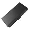 For iPhone 14 Pro Max Wallet Case with Dual Magnetic Clasp Litchi Textured Leather Flip Stand Phone Cover