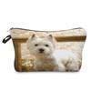 Women Dog Print Cosmetic Bag Toiletries Organize Travel Storage Case 6774