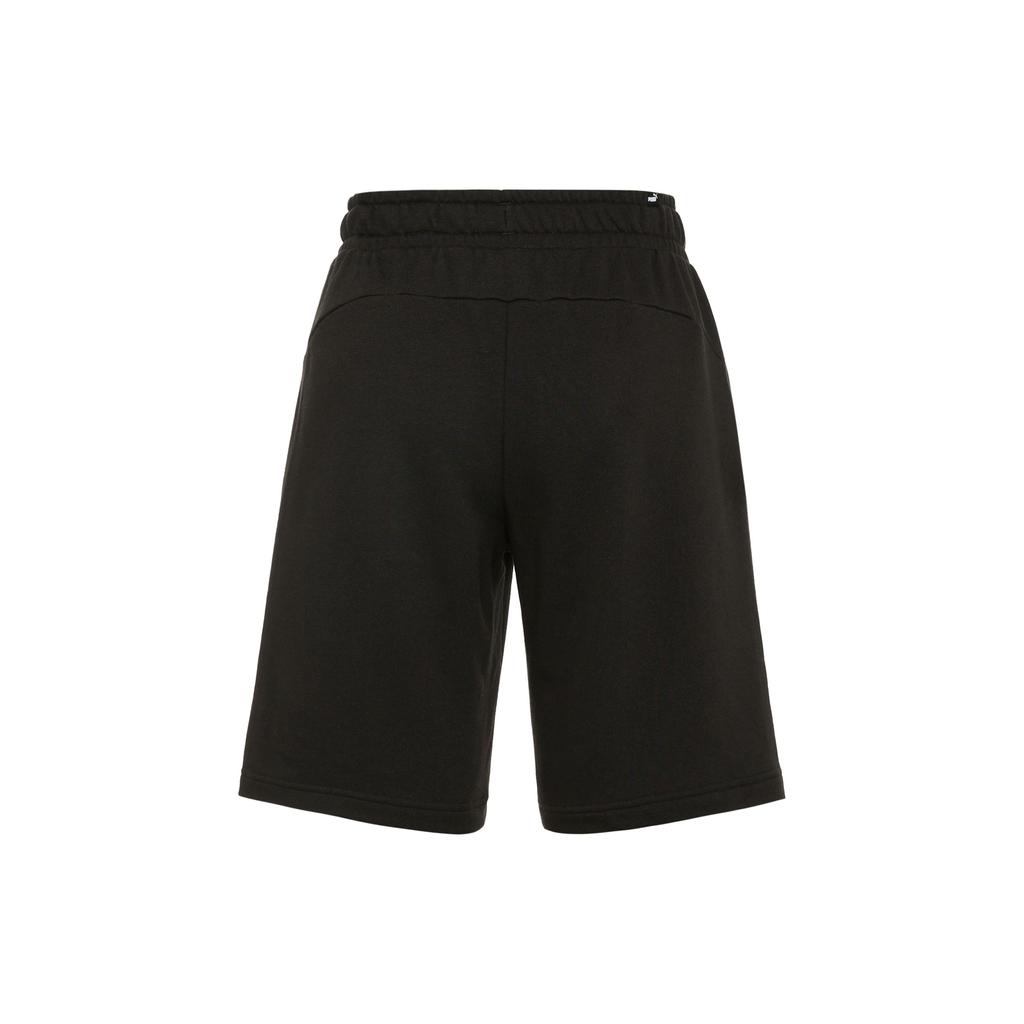 Puma Color-Block Logo Print Running Shorts Men Bottoms Black 588675-01