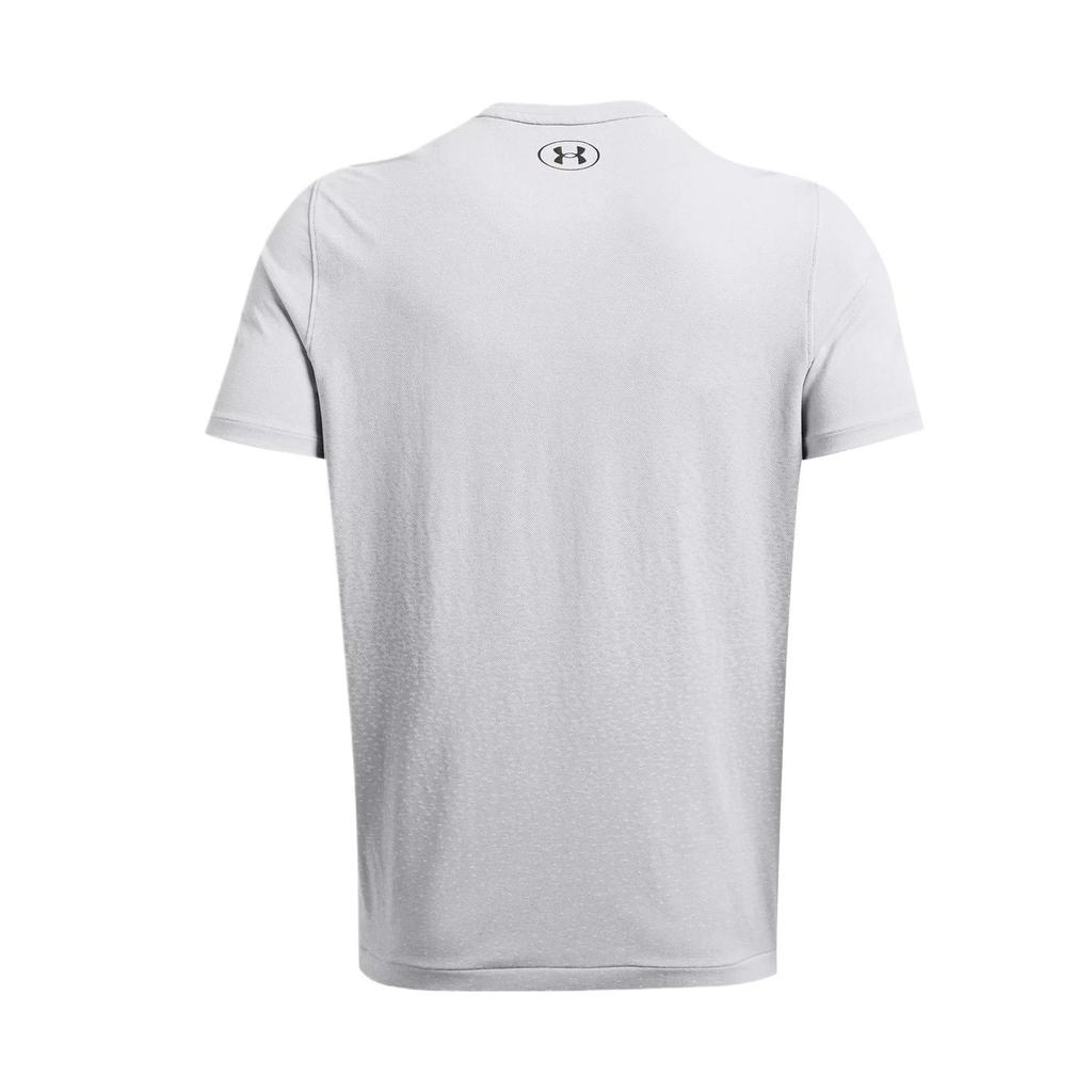 Under Armour Vanish Elite бесшовная однотонная футболка с круглым вырезом и коротким рукавом с эффектом выцветания, мужские топы белого цвета 1385805-100