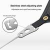 Stainless Steel Wind Rope Buckle Heavy Duty Outdoor Camping Hiking Backpacking Tent