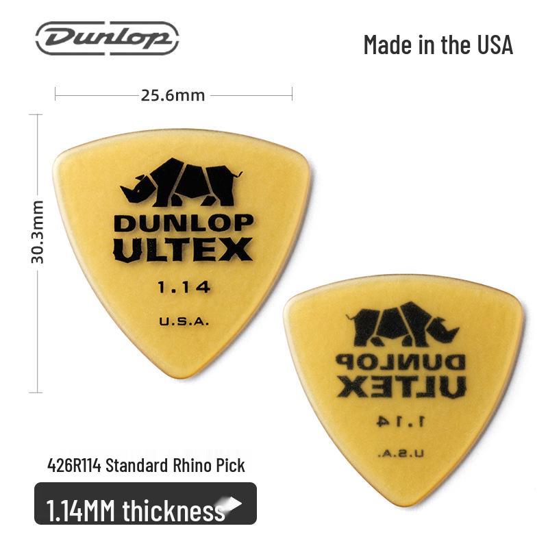 Dunlop Rhino 421R Anti-Slip Guitar Pick for Acoustic & Electric Guitars
