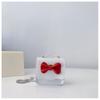 Kids White Pu Cute Bow Shoulder Bag With Lightweight Design For Preschool Girls