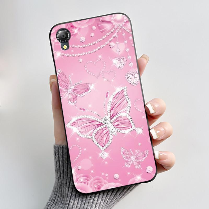 For Asus ZenFone Live L1 L2 ZA550KL Soft Case Fashion Butterfly Flower Black Silicone Phone Casing Asus X00RD ZA550KL Back Cover