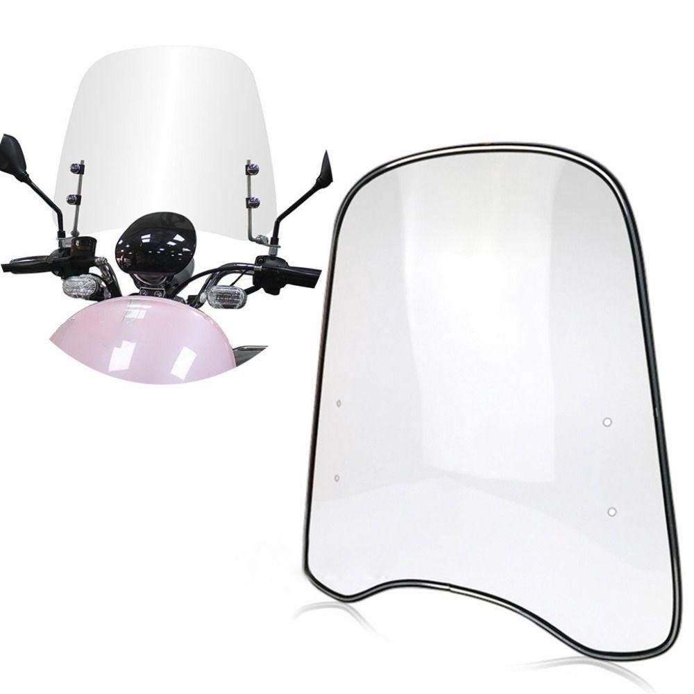 Transparent Motorcycle Windshield Universal Motorcycle Wind Deflector Motocycle Extension Spoiler