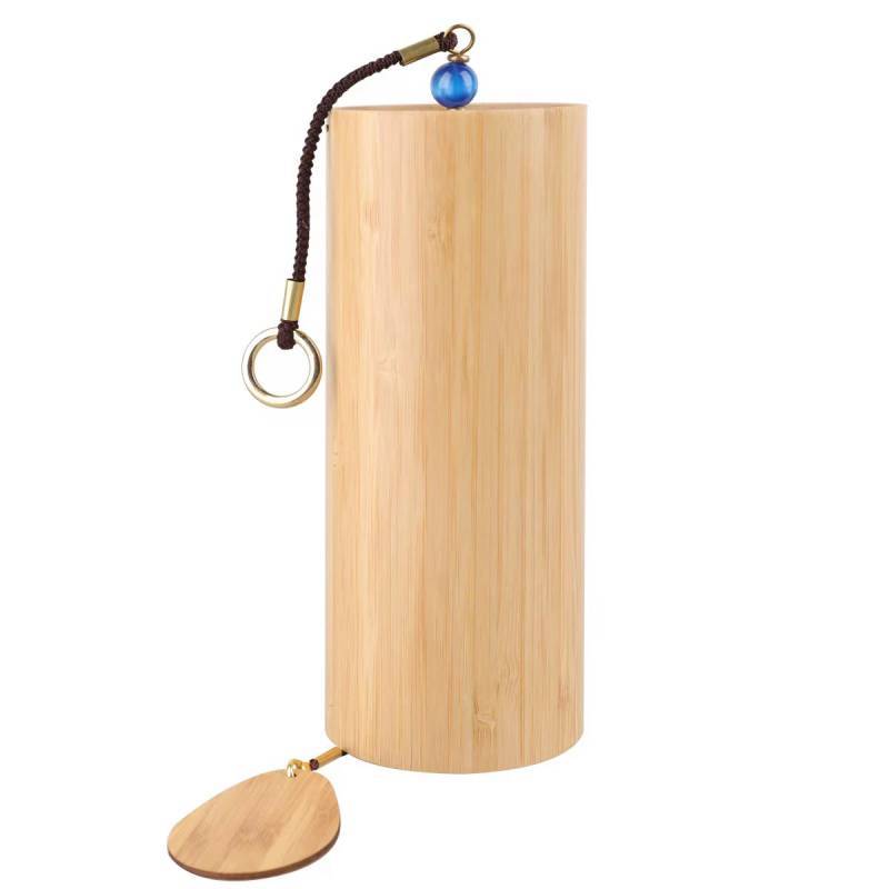 Wooden Bamboo Chime Ornament With Handcrafted Technique For Gift And Home Decoration