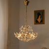 Light Luxury Dining Room Chandelier Lighting Crystal Retro Creative Personalized Petal Living Room Bedroom Light