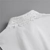 New Fashionable Women's Lapel Lace Decorative Collar Collared Shirt Apparel Accessories Ties Lace Flower Fake Collars