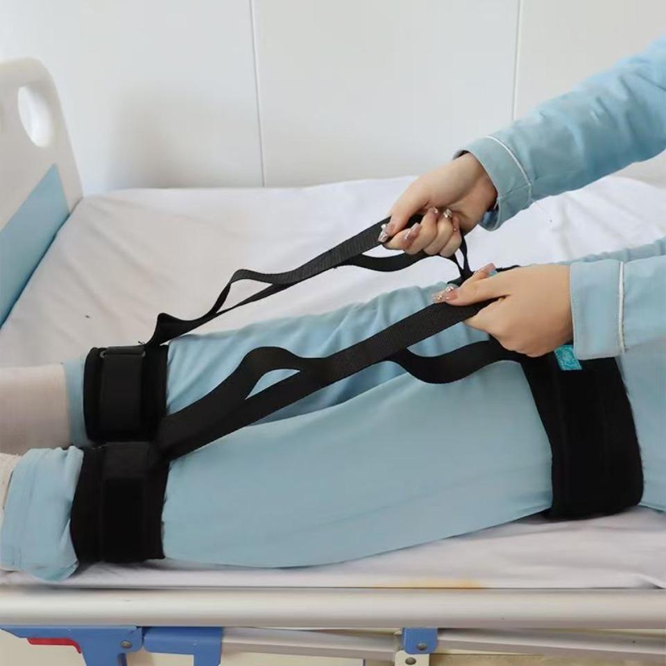 Пациенты с параплегиейПомощь при физиотерапии Пожилые люди Подъемный ремень для ног Инструмент для мобильности нижних конечностей Реабилитационные ремни после операции
