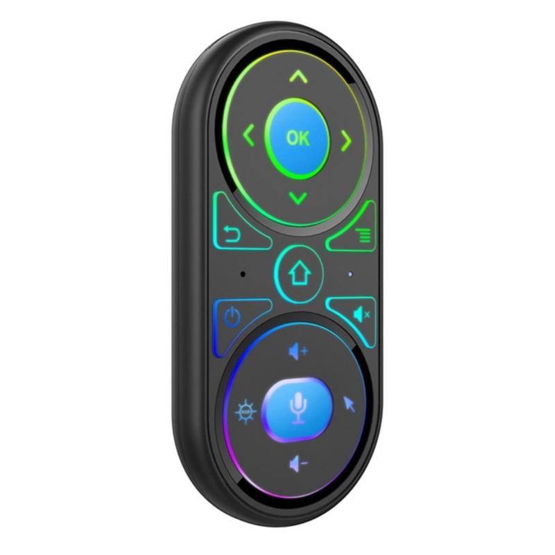 Умная подсветка 2.4G Гироскопическая Air Mouse ИК-обучение Голосовой поиск для Smart TV Проектора Компьютера ТВ-приставки